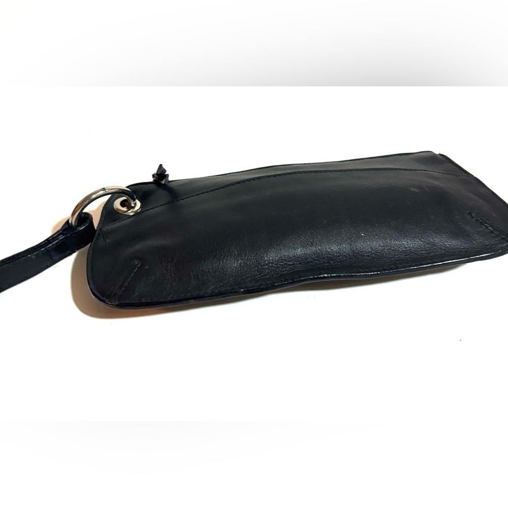 Old navy Black Leather Wristlet clutch - Picture 5 of 5